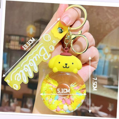 Sanrio Liquid Donut Keychain