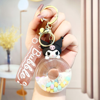 Sanrio Liquid Donut Keychain