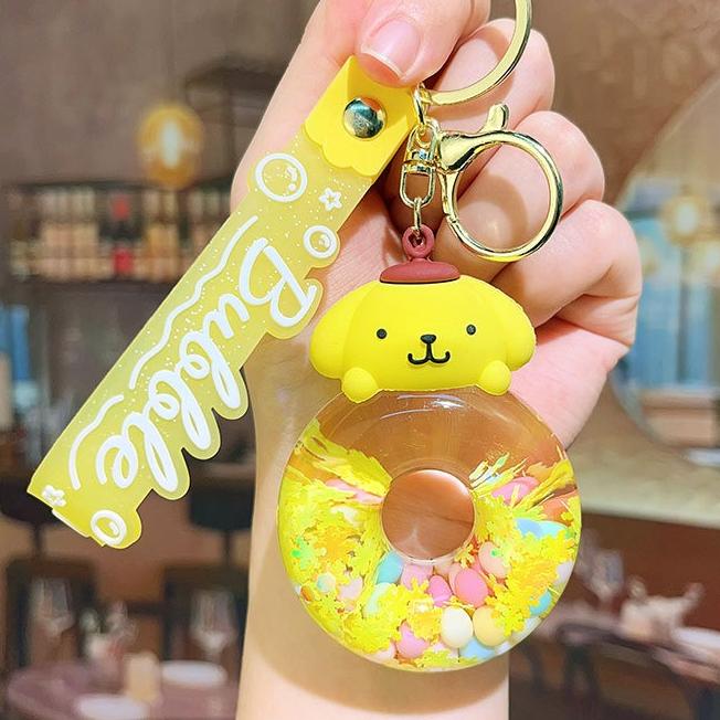 Sanrio Liquid Donut Keychain