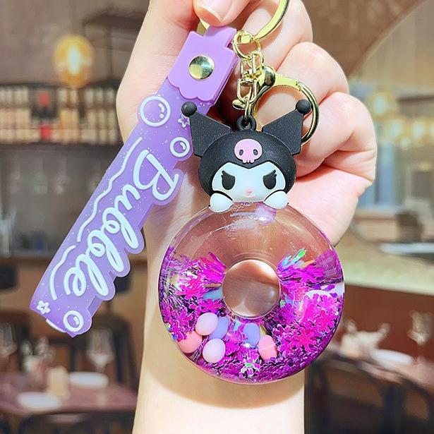 Sanrio Liquid Donut Keychain