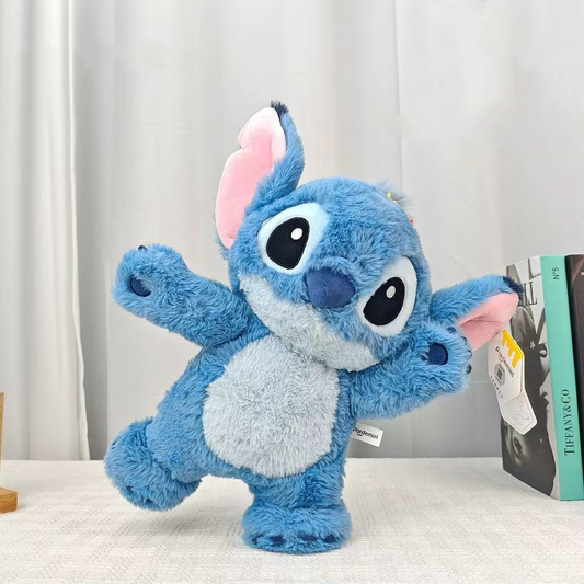 Stitch Poseable Plush – 35cm Skeleton-Frame Edition