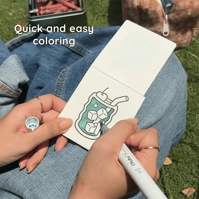 Cozy Coloring Book Set – Food & Drinks (2 Pack)