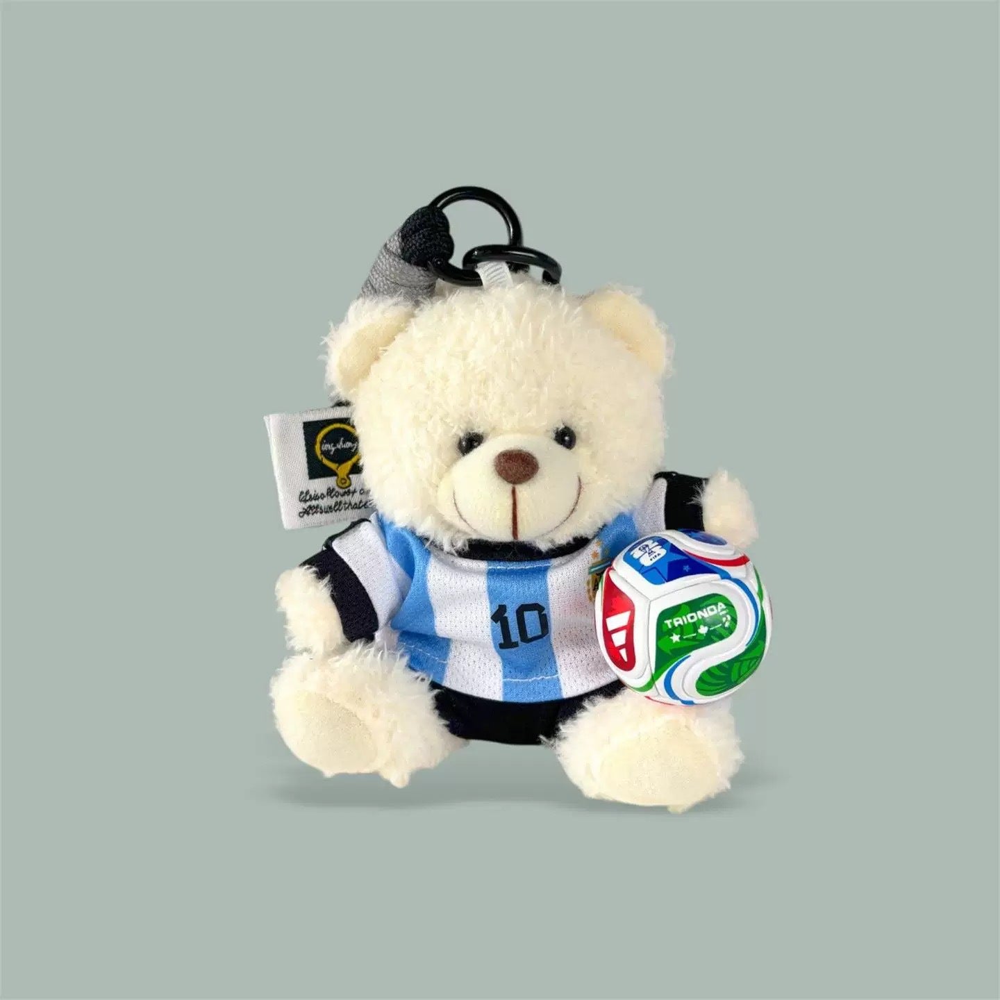 Soccer Bear Keychain