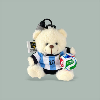 Soccer Bear Keychain
