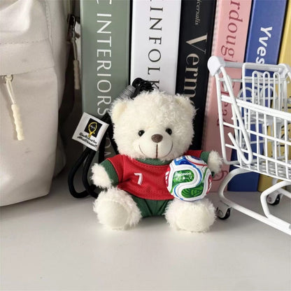 Soccer Bear Keychain