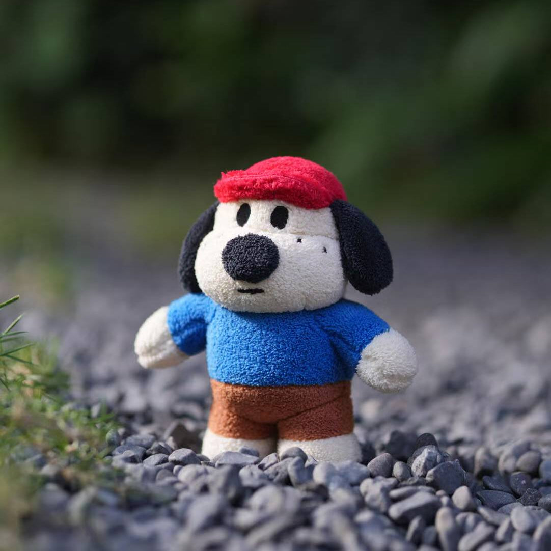 Pawcuddle x LINKNOT Exclusive | Big Nose Dog Plush Keychain