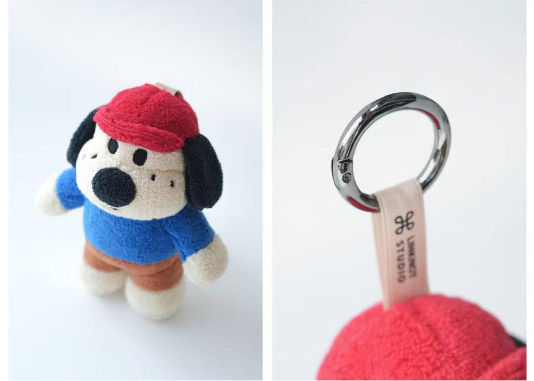 Pawcuddle x LINKNOT Exclusive | Big Nose Dog Plush Keychain