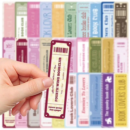 💗 Dreamy Aesthetic Bookmarks – Set of 30
