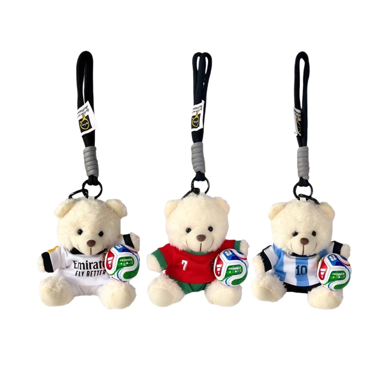Soccer Bear Keychain