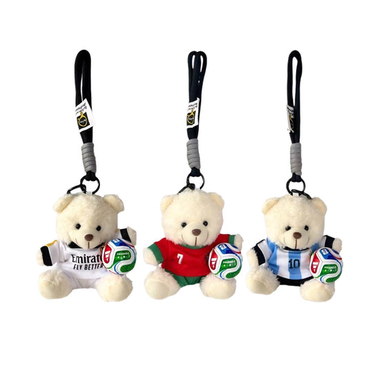 Soccer Bear Keychain
