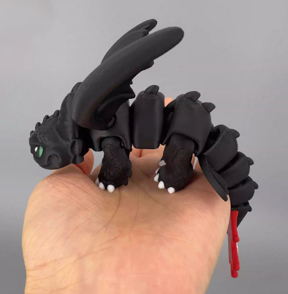3D Printed Toothless Figurine – Dragon Statue