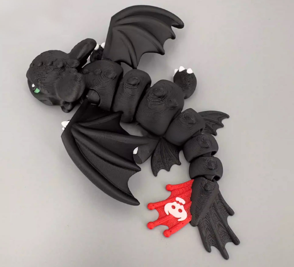 3D Printed Toothless Figurine – Dragon Statue